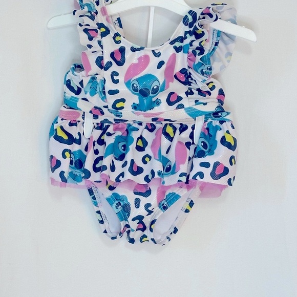 Disneys Stitch 2 Piece Swimsuit For Baby size 12-18month - Picture 2 of 4